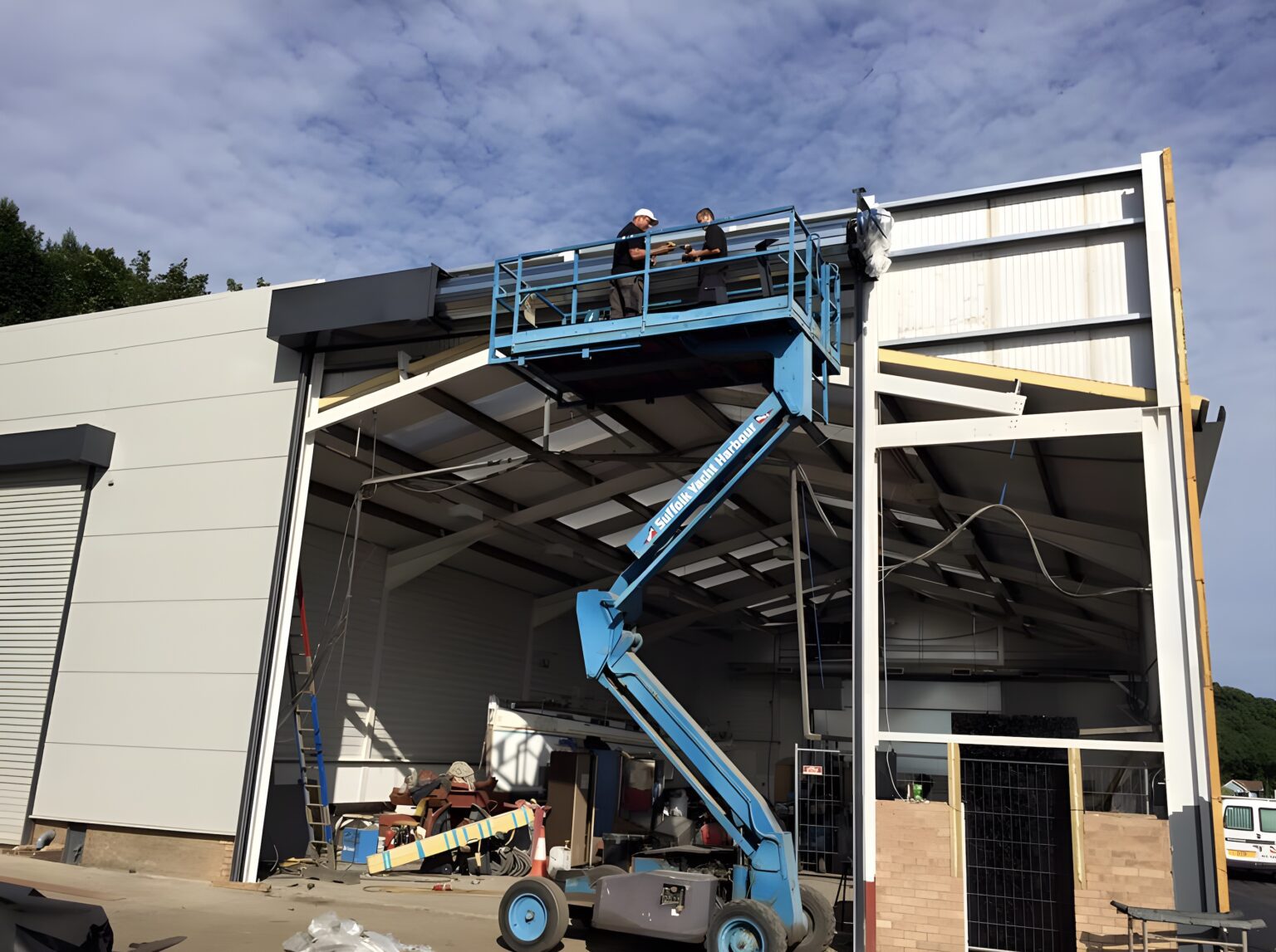 Industrial warehouse roller shutters